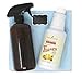 Thieves Household Cleaner Kit (5 Product bundle) - includes: Young Living Thieves Cleaner 14.4 fl.oz, Plastic Amber Spray Bottle 16oz (PET #1-BPA Free) PLUS Chalk Label, 16X16