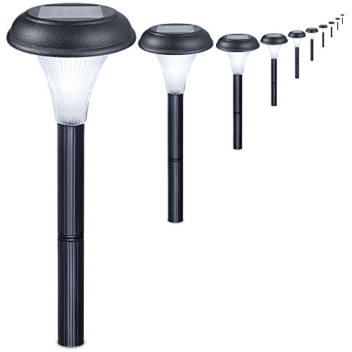 Gardenbliss Best Solar Lights For Outdoor Pathway, 10 Brightest Light Set For Walkway, Patio, Path, Lawn, Garden, Yard Decor, Double Waterproof Seal, Large Led Landscape Outside Post Lighting Lamps