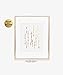 Strings of Circles Gold Foil Geometric Wall Poster Geometric Print Nursery Artwork Modern Dorm Decor Boho Chic Abstract Office Art 5 inches x 7 inches B24
