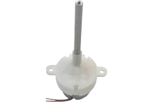 CHANCS DC Gear Motor 3V 10RPM Micro Electric Motor DC 6V 21RPM Shaft 65mm Handicraft, Electric Advertising Light Box