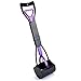 CozyCabin Dog Pooper Scooper Pickup Tool Dog Waste Scoop Sanitary Shovel - Great in Grass, gravel, Snow, Dirt, Cement (Purple)