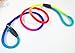 Gefry Colorful Pet Nylon Rope Dog Whisperer British Style Slip Training Leash Lead and Collar (L:Diameter 1.0cm, Muticolor)