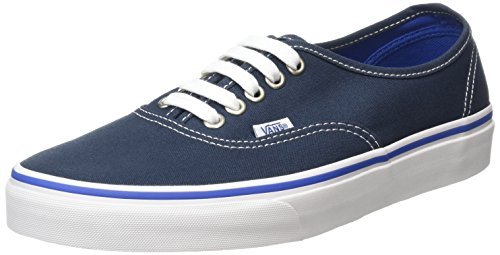 Vans Unisex Authentic Midnight Navy/True White Skate Shoe 4.5 Men US / 6 Women US