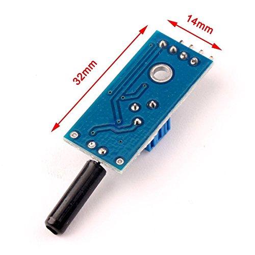 WINGONEER 5PCS High Sensitive vibration sensor module SW-18010P alarm sensor module