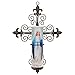 Lady of Miracles LED Flameless Devotion Prayer Candle, Religious Gift, 6-Hour Timer for More Hours of Enjoyment and Devotion! Dimensions 8.1875