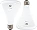 GE Lighting Energy-Smart Soft White LED Flood Light Bulb, 10 Watt (65-watt replacement), 700-Lumen BR30 with Medium Base, 2-Pack