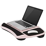 LapGear XL Laptop Lap Desk with Left & Right Mouse Pads - Rose Quartz (Fits upto 15.6
