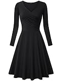 Laksmi Women's Long Sleeve Elegant Vintage A Line Dress