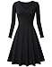 Laksmi Women's Long Sleeve Elegant Vintage A Line Dress