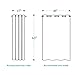 NICETOWN Blackout Curtains 63 Long - Window Treatment Thermal Insulated Solid Grommet Blackout Curtains/Panels/Drapes for Bedroom (Teal Blue=Light Blue, Set of 2 Panels, 52 by 63 Inch)
