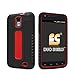 RED BLACK DUO-SHIELD SOFT SKIN HARD CASE FOR SAMSUNG SKYROCKET i727 GALAXY-S II