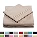 Cosy House Collection Everyday 1500 Series Bed Sheet Set - Ultra Soft & Cool Hotel Bedding - Deep Pocket - Wrinkle, Stain and Fade Resistant - 4 Piece Set (Full, Cream)