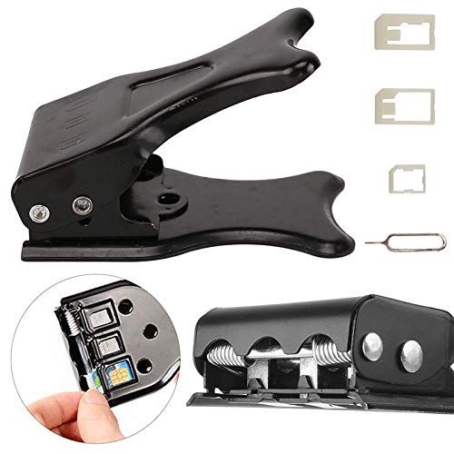 Elegantamazing 3 in 1 Dual SIM Cards Cutter Micro Nano Cutter & Adapter Punch