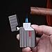 Turkey Torch Cigar Lighter, Dual Jet Flame Butane Refillable Lighter with Cigar Punch for Tobacco Pipe & Cigarette, Cool Pocket Lighters with Push-Button Piezo Ignition Adjustable Flame Insertthumb 2