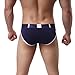 Men's Underwear,Neartime Mens Boxers Pouch Shorts Underpants Sleepwear (L, Dark Blue)