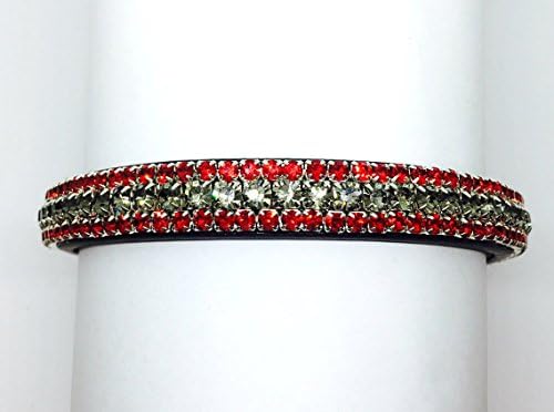 ~Ruby Red & Black Diamond Gray + Sock Monkey~ Crystal Diamante Rhinestone Dog Pet Cat Collar USA (XS)