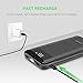 Power Bank X-DRAGON 20100mAh Portable Charger High Capacity External Battery Pack (Dual 5V2.4A Outputs & 2A Input) with Digital LCD Display Flashlight for iPhone 8/7,iPhone X,iPad, Galaxy,Tablets