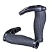BONMIXC Bike Grips Ergonomic Shock Absorption Mountain Bike Grips with Bar Ends Non-Slip Bicycle Grips with Horns Aluminum Alloy Rings Lock On
