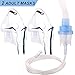 RoyAroma 2PCS Adult Masks, Accessories Kit for Cool Mist Inhaler Compressor System, Soft Tubing Soft Mask