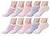 EABERN Women Cotton Ankle Socks Non Slip Low Cut Summer Thin Casual Sock for Running 10 Pairs-S/M