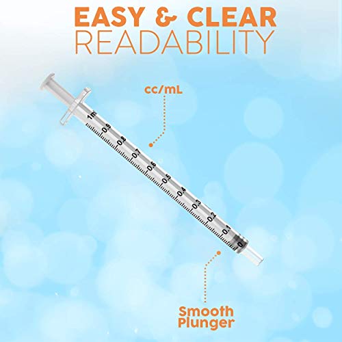 Care Touch 1ml Syringe Only 100 Sterile Syringes (No Needle) (1ml