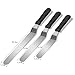 G.a HOMEFAVOR 3-piece Angled Icing Cake Spatula Decorating Spatulas Set（Length 11'-13''-15'', Stainless Steel）