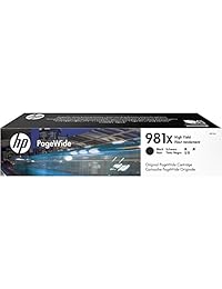 HP 981 X High Yield Black Original PageWide Cartridge (l0r12 a)
