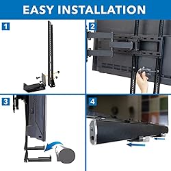 Mount-It! Soundbar Mount for TV and Wall Mounting