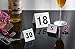 New Star Foodservice 27624 Double Side Plastic Table Numbers, 26-50, 3