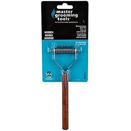 Master Grooming Tools, Stripper w/Wooden Handle 8 BLD