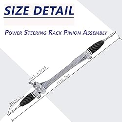 MOSTPLUS Complete Power Steering Rack Pinion