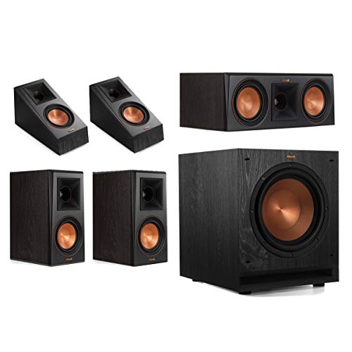 Klipsch RP-500M 5.1 Home Theater System – Ebony