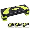 ACTIVE FOREVER Steppers for Exercise 3 Levels, Aerobic Step Board, Adjustable Height 10cm/15cm/20cm, Steps Equipment for…