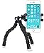 RIF6 Flexible Tripod for iPhone, Digital Camera, Webcam; Lightweight, Mini and Portable with Mobile Ball Head and Universal Octopus Mount