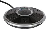 Accell Powramid Air - Slim Modern Design 6-Outlet Surge Protector and 2 USB Charging Ports - Black -1080 Joules - ETL listed