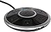 Accell Powramid Air Surge Protector - 2 USB Charging Ports (2.4A), 6 Outlets, 6-Foot Cord, 1080 Joules, ETL Listed - Black Grounded Extension Cord Power Strip