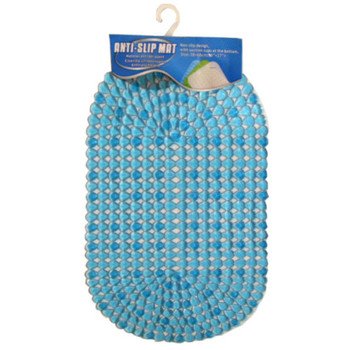 Non Skid Bathtub and Shower Floor Mats with Suction. For Bath Tub, Jacuzzi and Bathroom (2 Pack)