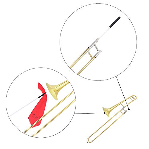 Namever Trombone Plastic Cleaning Stick Woodwind Instrument Trombone Accessory Cleaning Tool Musical Instrument Accessory