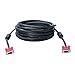 DTech 25ft VGA Cable Male to Male Connector with Dual Ferrite Cores 15 Pin SVGA Cord for Computer Monitor Laptop Projector (25 Feet, Black)