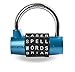 Wordlock Combination Padlock – 5 Dial, Blue