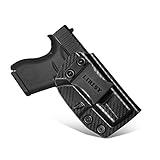 LIRISY Glock 43 IWB Holster for Concealed Carry, Inside The Waistband Pants Holster with Belt Clip, Adjustable KYDEX Holster Fits GLOCK G43, Right-Handed