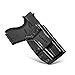 LIRISY Glock 43 IWB Holster for Concealed Carry, Inside The Waistband Pants Holster with Belt Clip, Adjustable KYDEX Holster Fits GLOCK G43, Right-Handed