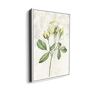 Canvas Wall Art for Living Room, Bedroom Vintage Flower Framed Canvas Prints for Home Decoration Ready to Hang - 16"x24" inches