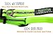 Mighty Paw Waterproof Dog Collar - Odor-Resistant Active Gear - Reflective Stripe Coated Nylon Webbing - Waterproof Dog Collar Swimming - Comfortable Dog Collar for All Dog Breeds - (Green, Large)