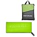 Microfiber Towel for Hair, Beach, Travel, Gym, Sports - Lightweight, Absorbent Quick Dry Towels - Perfect for Yoga, Pool, Golf, Pilates, Camping & Shower - Includes Carrying Bag (Green)