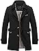 Sawadikaa Men's Single-Breasted Cotton Lightweight Jacket Windbreaker Wind Trench Coat Outdoor Jacket