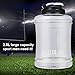 Water Bottle 2.5L Large Water Jug with Handle BPA Free Plastic Sports Water Bottle Wide Mouth and Leakproof for Outdoor Gym Travel Office Home