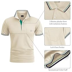 Polo Shirts for Men Short Sleeve Golf Polo with