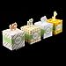 Adorox Small 48 Pcs Born to Be Wild Adorable Jungle Safari Zoo Theme Baby Shower Favor Candy Treat Box Cute Birthday Decoration (Assorted (48 Pieces))