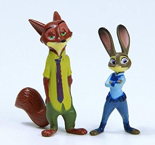 12 Styles Zootopia Figure Toys Rabbit Judy Hopps Fox Nick Wilde Sloth